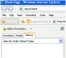 Delete Internet Explorer 8 History