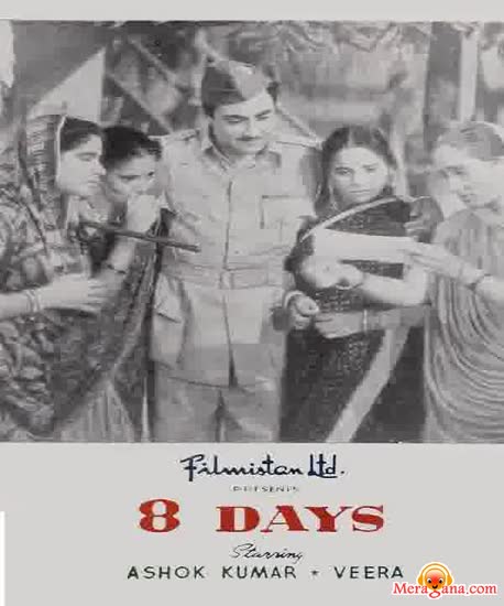 Poster of Eight+Days+(1946)+-+(Hindi+Film)