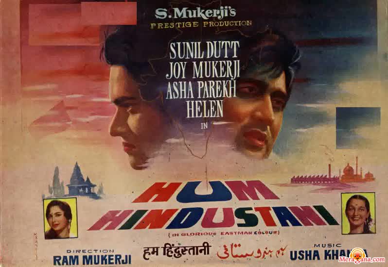 Poster of Hum+Hindustani+(1960)+-+(Hindi+Film)