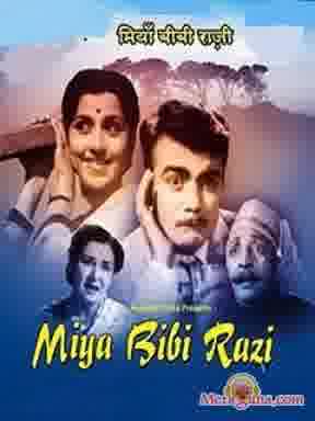 Poster of Miya+Bibi+Razi+(1960)+-+(Hindi+Film)