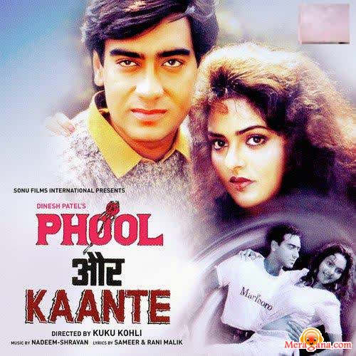 Poster of Phool+Aur+Kaante+(1991)+-+(Hindi+Film)