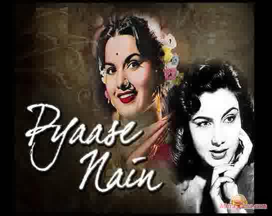 Poster of Pyase+Nain+(1954)+-+(Hindi+Film)