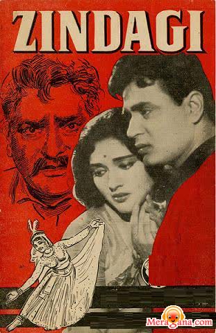 Poster of Zindagi+(1964)+-+(Hindi+Film)